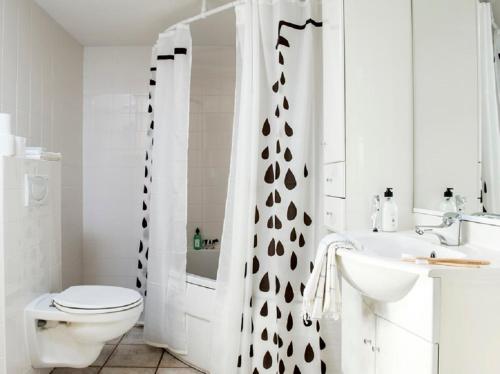 Ένα μπάνιο στο Panorama Villa