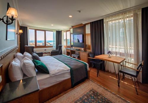 Katil atau katil-katil dalam bilik di Duru Sultanahmet Apart & Suites