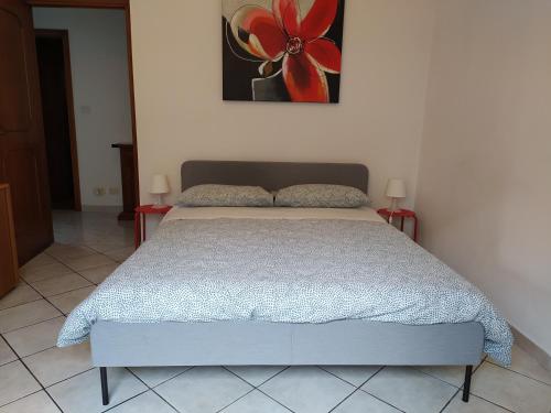 Katil atau katil-katil dalam bilik di Appartamento Golfo dei Poeti