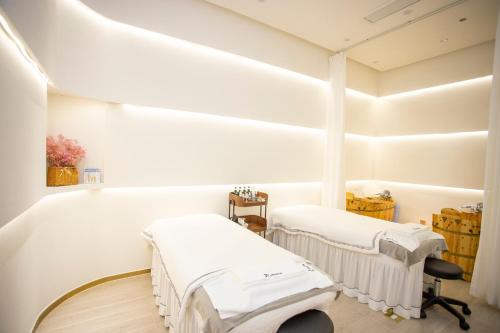 Lázně a/nebo wellness v ubytování Yuyao Bright hotel