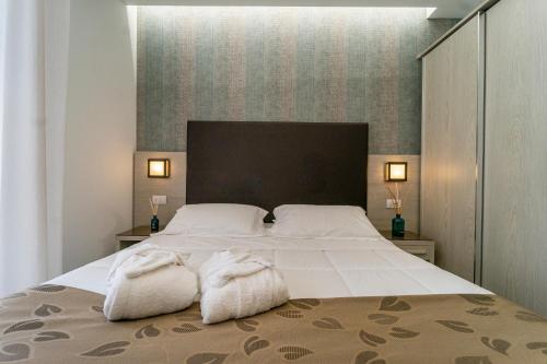 Katil atau katil-katil dalam bilik di Hotel Stella D'Oro