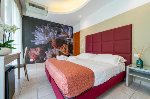 Katil atau katil-katil dalam bilik di Hotel Stella D'Oro