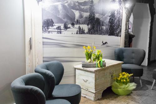 Posezení v ubytování Apartamenty Matuska