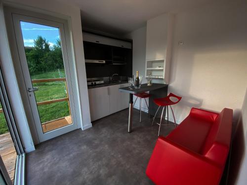 A seating area at Agriturismo Vecio Portico
