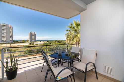 Balkoni atau teres di Vila da Praia - Apartamento Viva Local