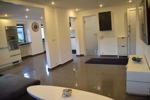 Dapur atau dapur kecil di Ferienwohnung Schieferpfad