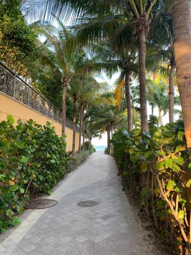 Walk to the Beach at Sunny Islesにある庭