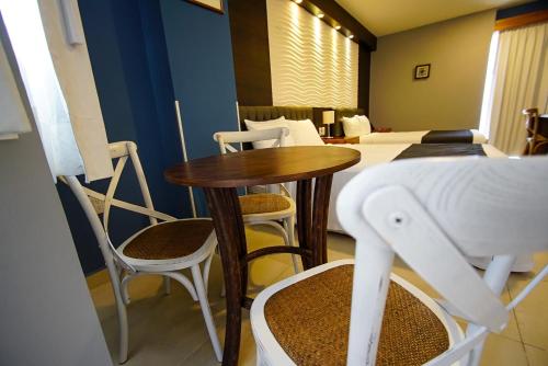 Postel nebo postele na pokoji v ubytování Hotel Clipperton