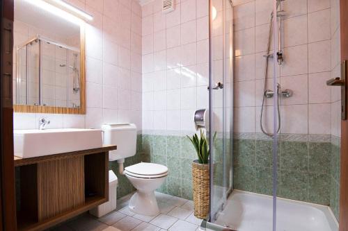 Koupelna v ubytování Restavracija in prenočišča ČARDA