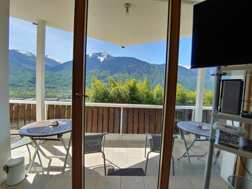 Nespecifikovaný výhled na hory nebo výhled na hory při pohledu z bed and breakfast