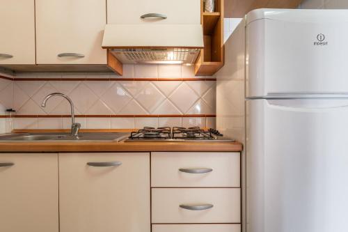 Kuchyň nebo kuchyňský kout v ubytování Villa Birgit