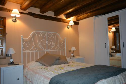 Cama o camas de una habitación en La Casa de Villar