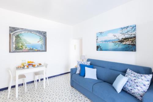 Χώρος καθιστικού στο Profumo di mare Apartment Marina Grande