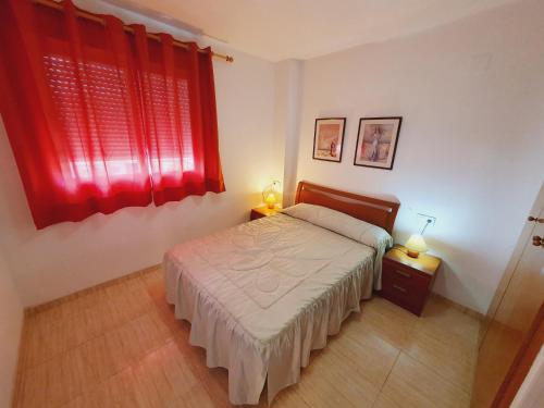 Posteľ alebo postele v izbe v ubytovaní Apartamento Acapulco Holiday