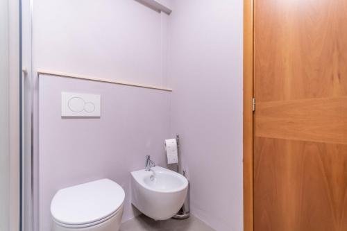 Salle de bains dans l'établissement Casa Piz Meda