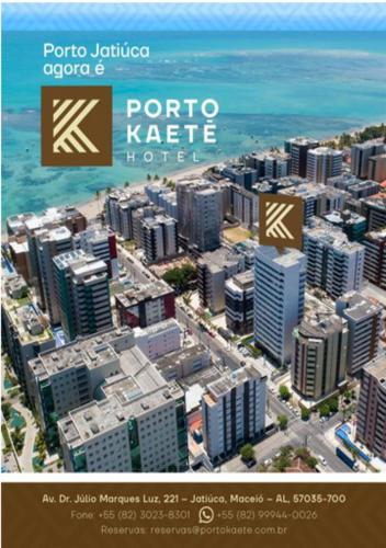 an image of a city with the words porto kate at Porto Kaeté Hotel in Maceió