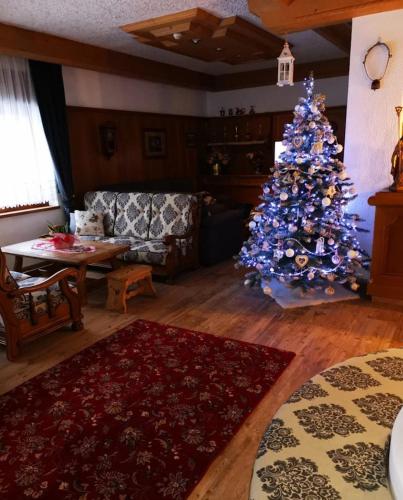 Χώρος καθιστικού στο Hotel Rosalpina