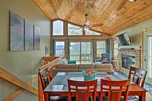 Serene Mountain Mist Retreat with Deck and Hot Tub!
