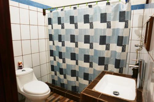 Koupelna v ubytování Viñas Hotel