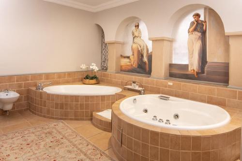 Kylpyhuone majoituspaikassa Castello Di Monte