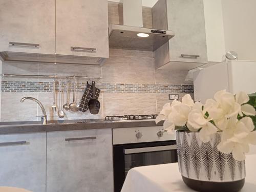 Η κουζίνα ή μικρή κουζίνα στο Guest House Oleandro