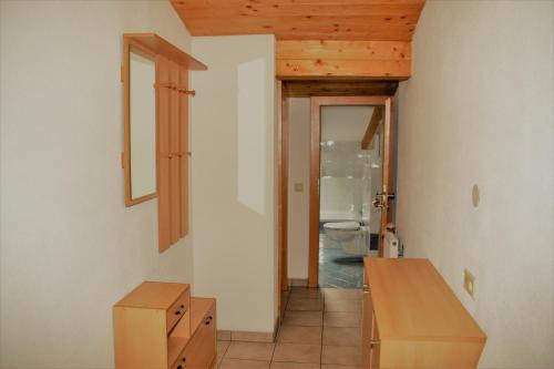 a bathroom with a sink and a toilet in a room at Ferienwohnungen Hell in Uderns