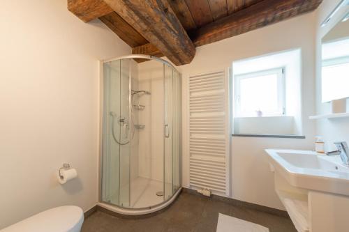 Koupelna v ubytování B&B Unterhabsbergerhof