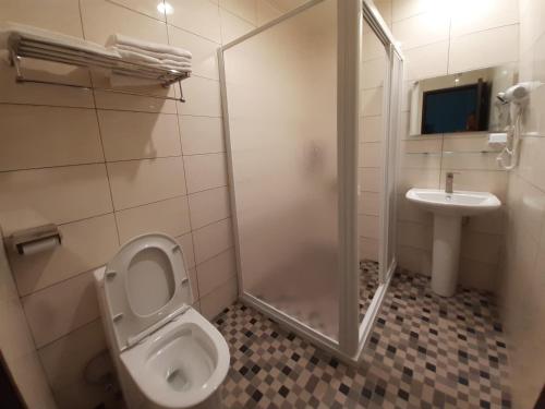 Koupelna v ubytování Yueli Homestay