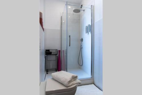 Kúpeľňa v ubytovaní LargoDoria - ViaArchivolto, box auto privato incluso