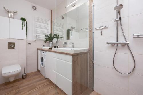 Ένα μπάνιο στο Apartament Baltini Premium Polanki Park