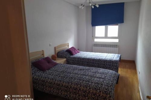 Postel nebo postele na pokoji v ubytování Vivienda Briviesca La Vega 2