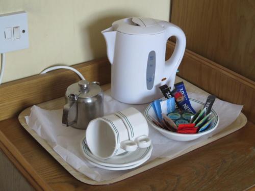 Coffee and tea-making facilities at Cardiff Sandringham Hotel 