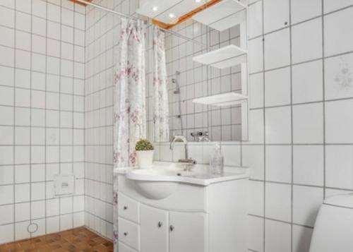 Et badeværelse på Djursland Lystrup Strand