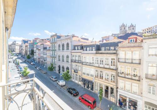 a view of a city street with buildings at Mouzinho da Silveira Unique Apartments, by Oporto Collection in Porto