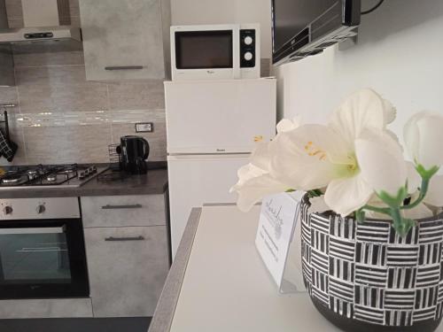 Η κουζίνα ή μικρή κουζίνα στο Guest House Oleandro