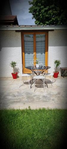 Κήπος έξω από το Le Temps d une Pause à Boursault