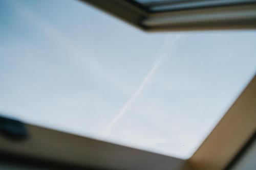 a close up of a window in a room at Debambú Atarazanas in Málaga