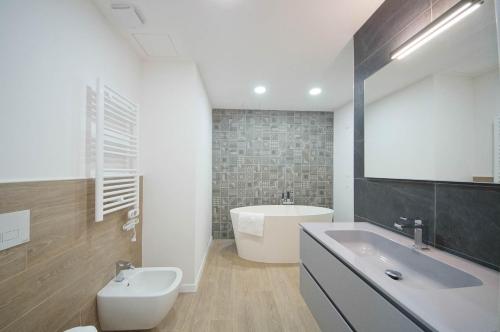 Et badeværelse på Venezia center Ca' Corte Paludo WI-FI Fibre
