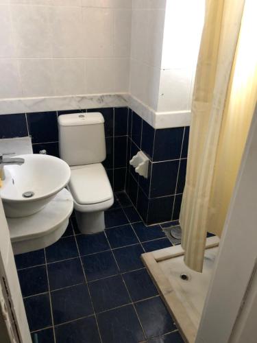 A bathroom at Delta Sharm 205