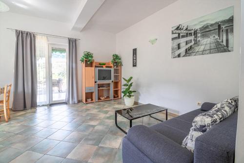 Χώρος καθιστικού στο Apartments Sandra