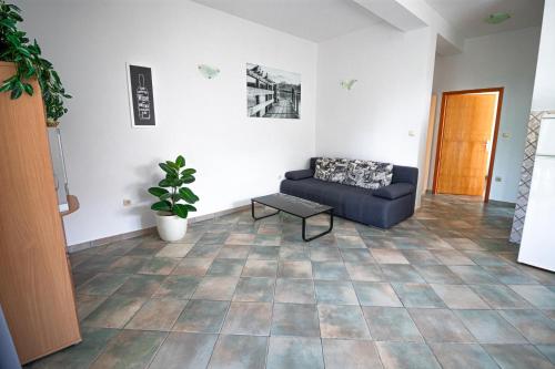 Χώρος καθιστικού στο Apartments Sandra