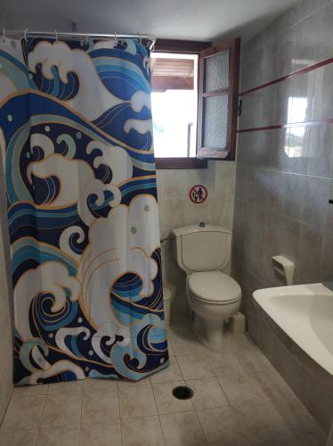 A bathroom at Litus Amoris