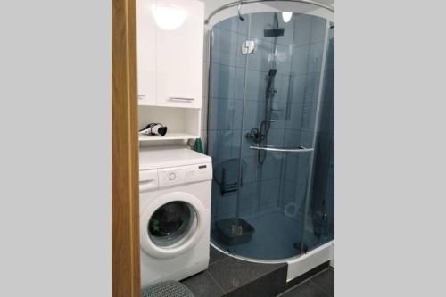 Ванная комната в Apartament Arkoński