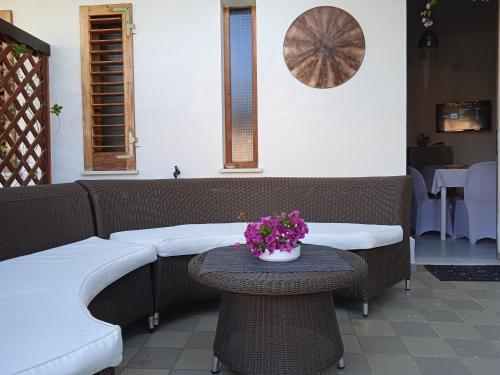 Χώρος καθιστικού στο Guest House Oleandro