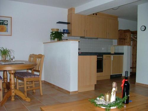 Köök või kööginurk majutusasutuses Ferienwohnung-Stadtblick