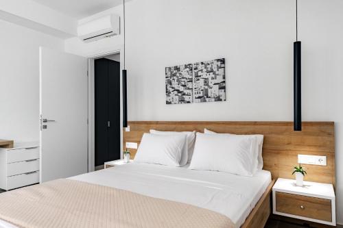 Posteľ alebo postele v izbe v ubytovaní Central Boutique Apartment A1