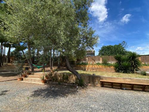 Κήπος έξω από το Menta House preciosa eco-casa con gran jardin y barbacoa