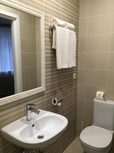 Koupelna v ubytování Boutique Hotel Roja