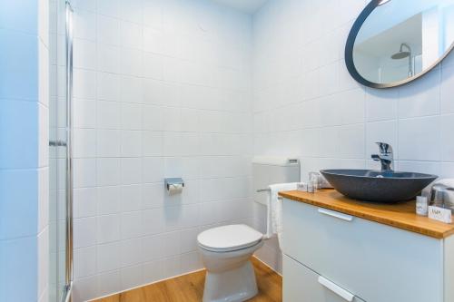 Koupelna v ubytování Sonnberg Lodge