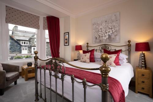 Uma cama ou camas num quarto em Melrose Guesthouse